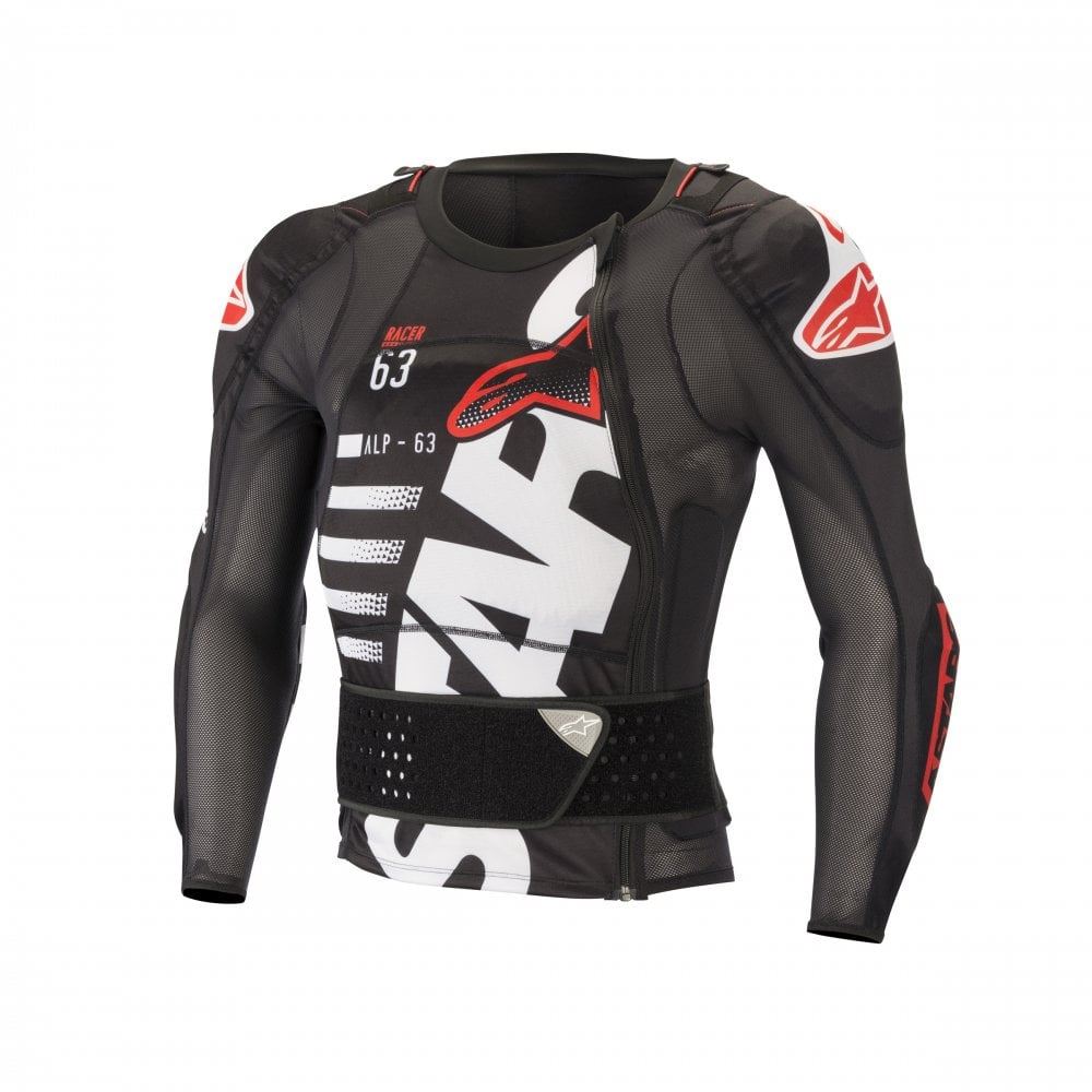 Alpinestars Sequence Protection Jacket Black White Red